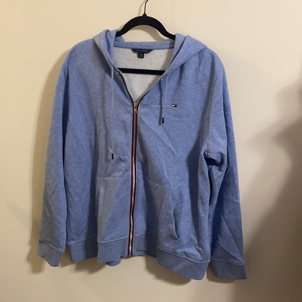Tommy Hilfiger Blue hoodie zip up